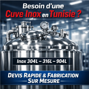 fabrication cuve inox en tunisie