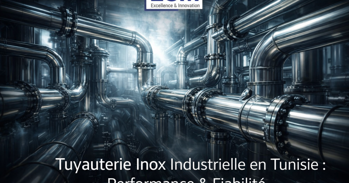 tuyauterie inox industrielle Tunisie — ESM Inox