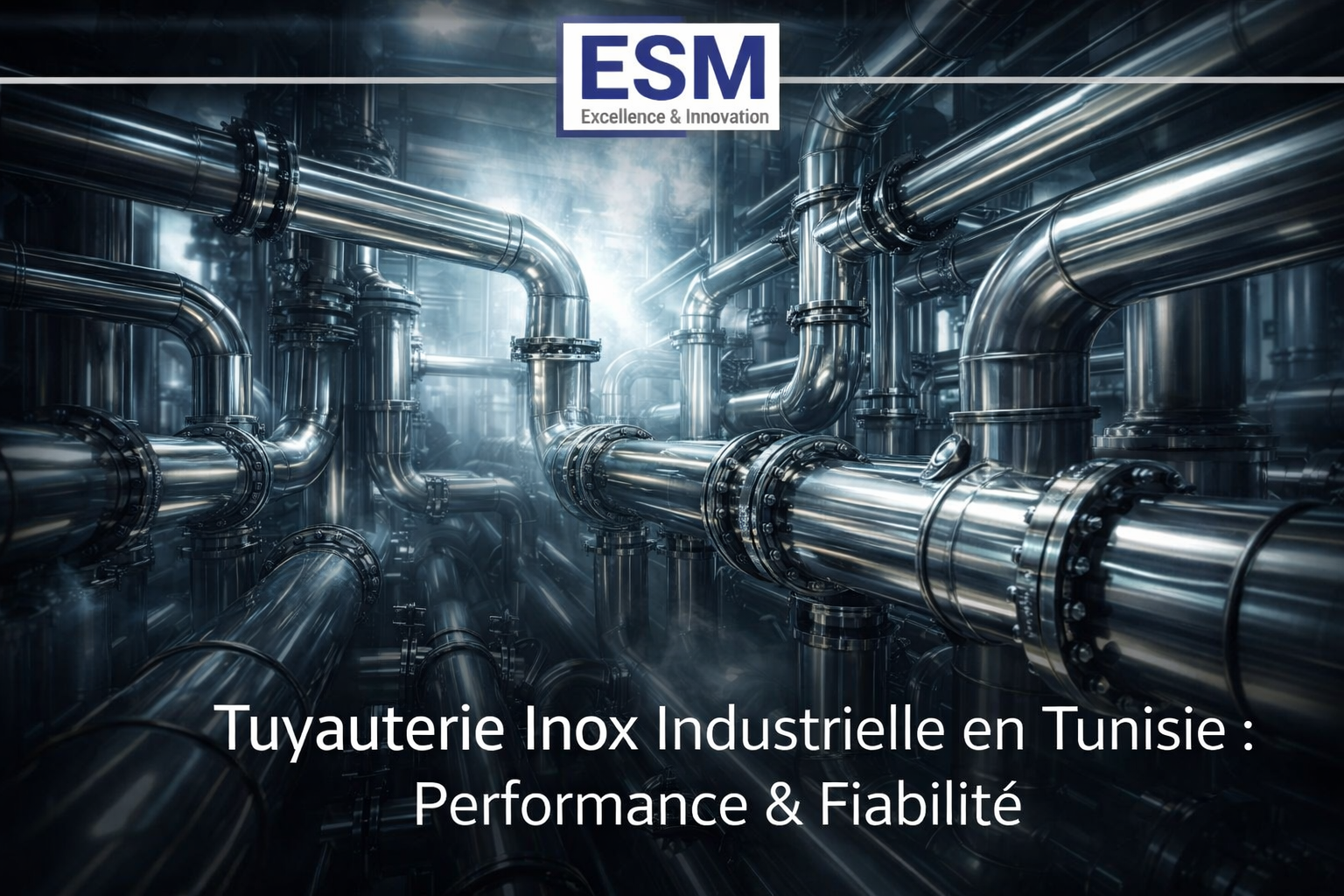 tuyauterie inox industrielle Tunisie — ESM Inox
